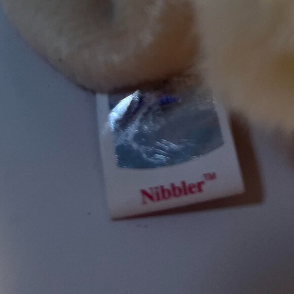 TY Beanie Baby Nibbler the Bunny Rabbit Plush - Picture 5 of 5